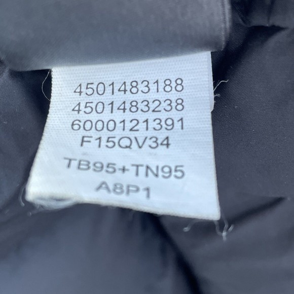 The North Face 550 Down Parka Coat Puffer Jacket Mid Length Womens Black size M - Picture 11 of 13